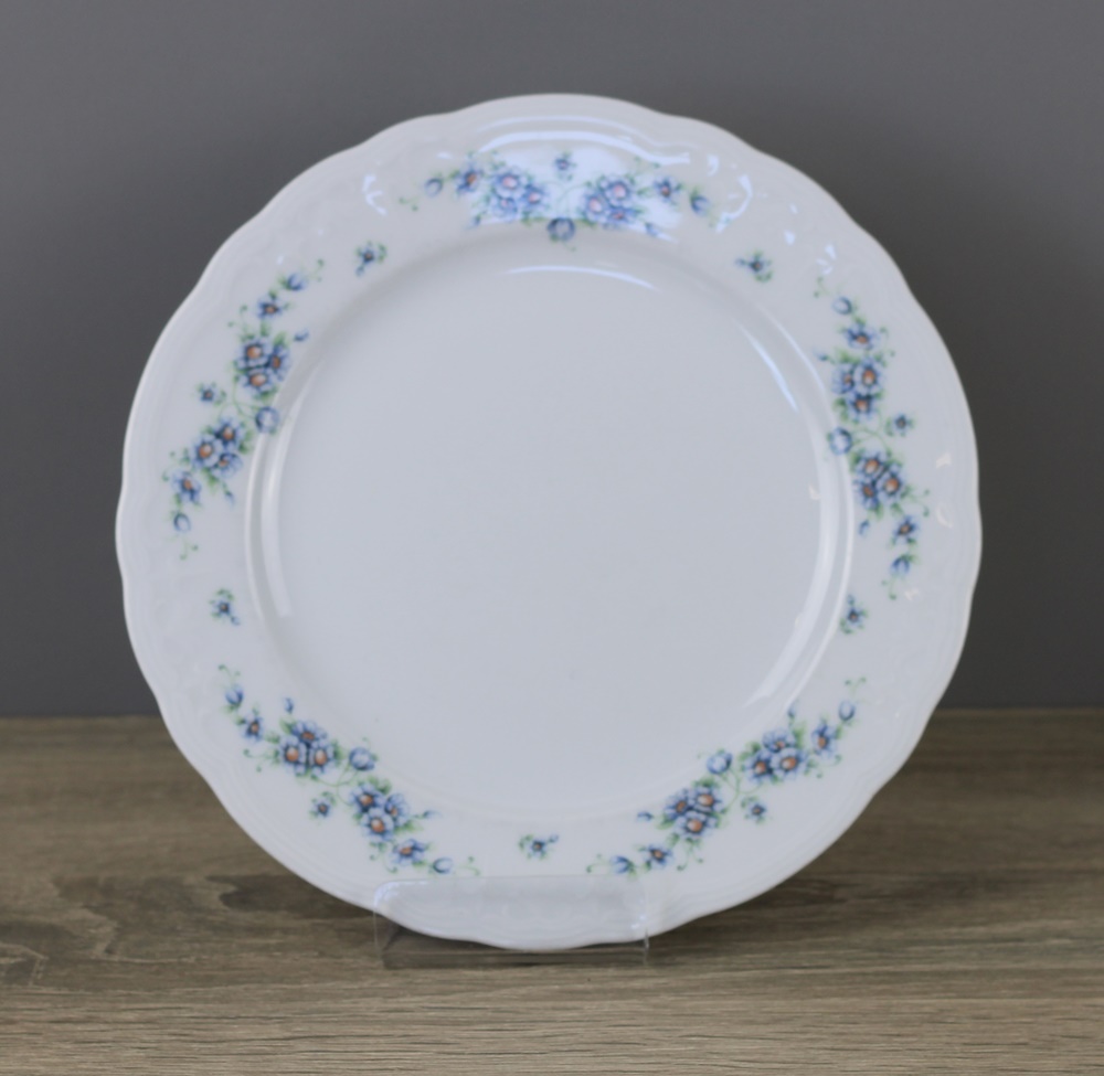 Seltmann Weiden Julia Blaue Margeritenranke Kuchenteller Frühstück Ø ca. 19 cm