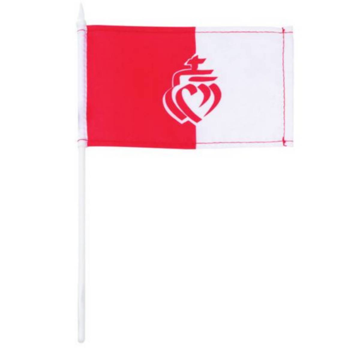 Fahne Flagge von Vendee Französisches Department mit Stab 10x15cm