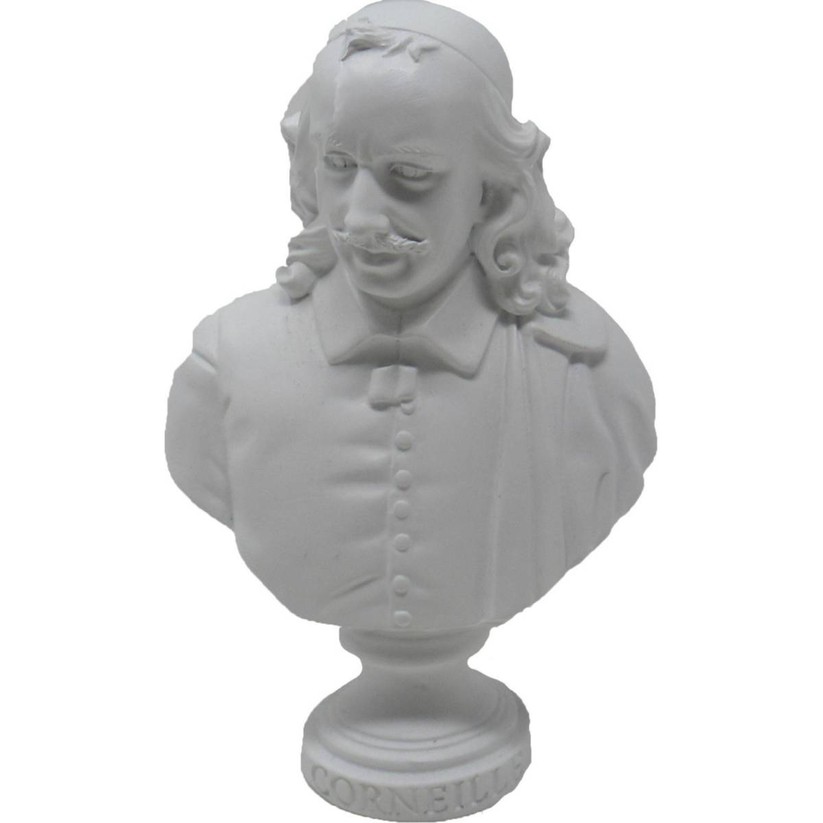 Buste Pierre Corneille Franzosischer Autor 12 5cm Weiss Isideco