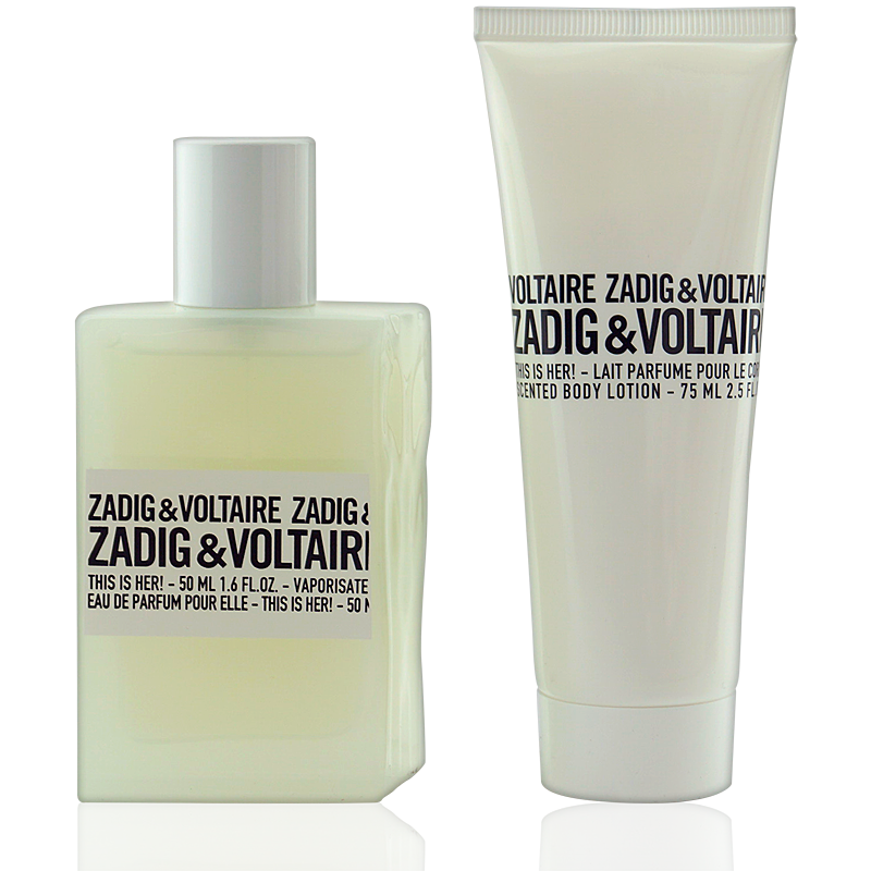 Zadig & Voltaire This is Her! Eau de Parfum 50ml + Body Lotion 75ml Damenparfüm Parfüm für Dich
