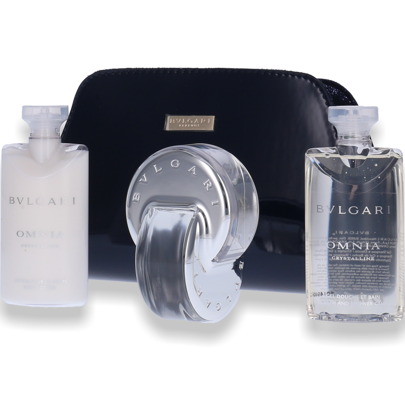 Bvlgari Bulgari Omnia Crystalline EdT 65ml + Shower Gel 75ml + Lotion