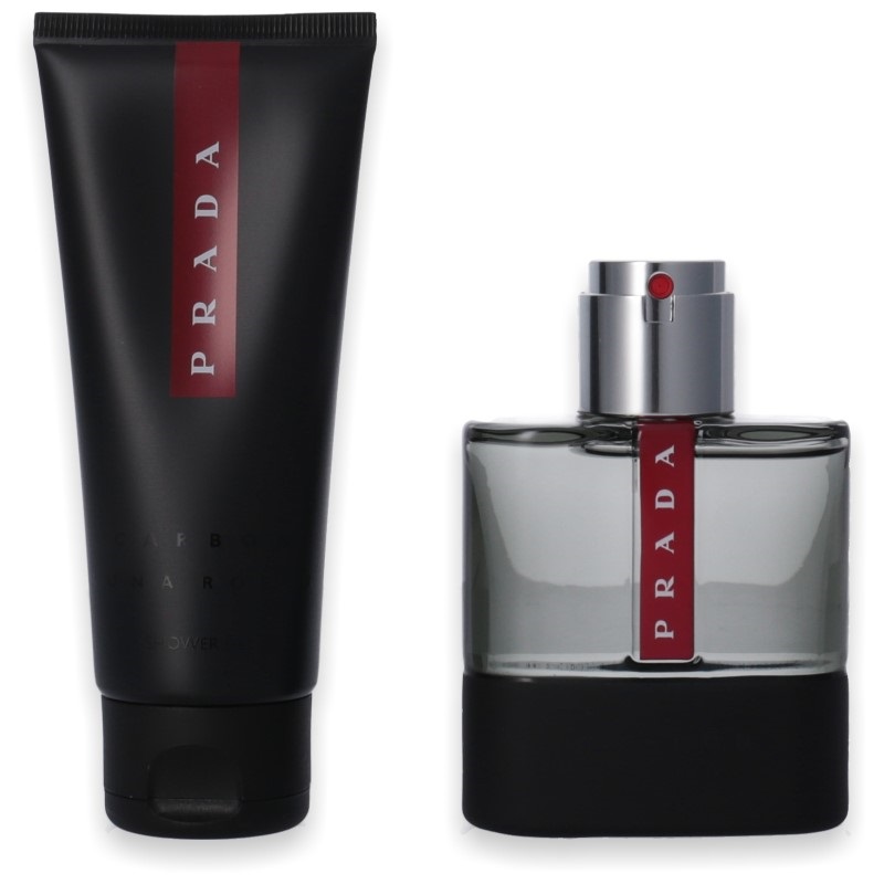 Prada Luna Rossa Carbon Eau de Toilette 50ml + Shower Gel 100m Parfum
