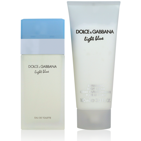Dolce & Gabbana Light Blue Set 50ml Eau de Toilette + 100ml Body Cream Parfum Discount Parfüm
