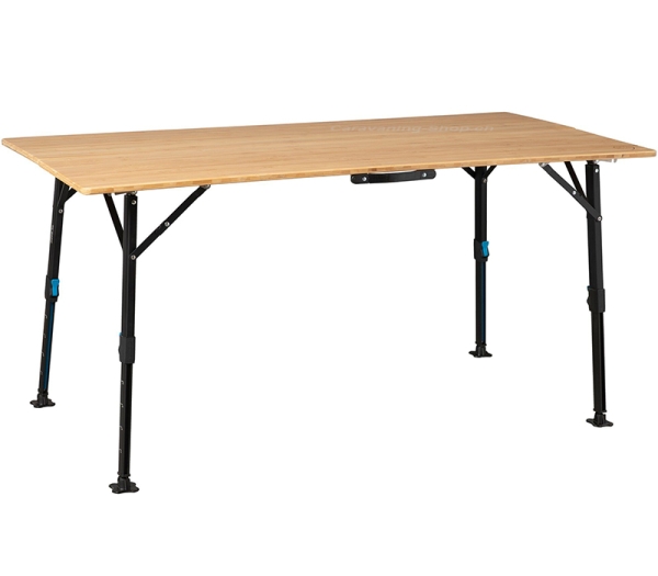 DEFA Bambus Falttisch, 140x70x50-70cm, Verpackung defekt | Posten-Portal