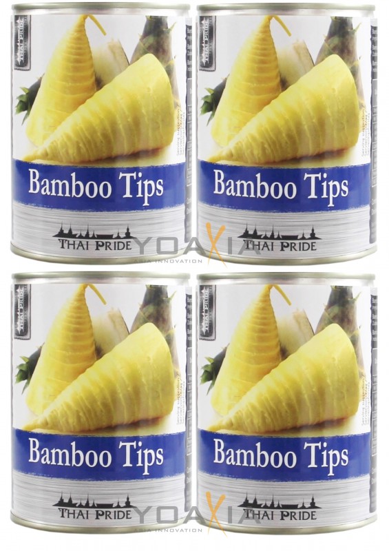 4x 540g/ 300g ATG ] THAI PRIDE Bambusprossen-Spitzen Bambusspitzen | eBay