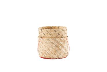 Bambuskorb - Set zum Dampfgaren von Reis / Klebreis [  13cm ] / Reiskorb |  Yoaxia - Lebensmittel und Ambiente aus Asien