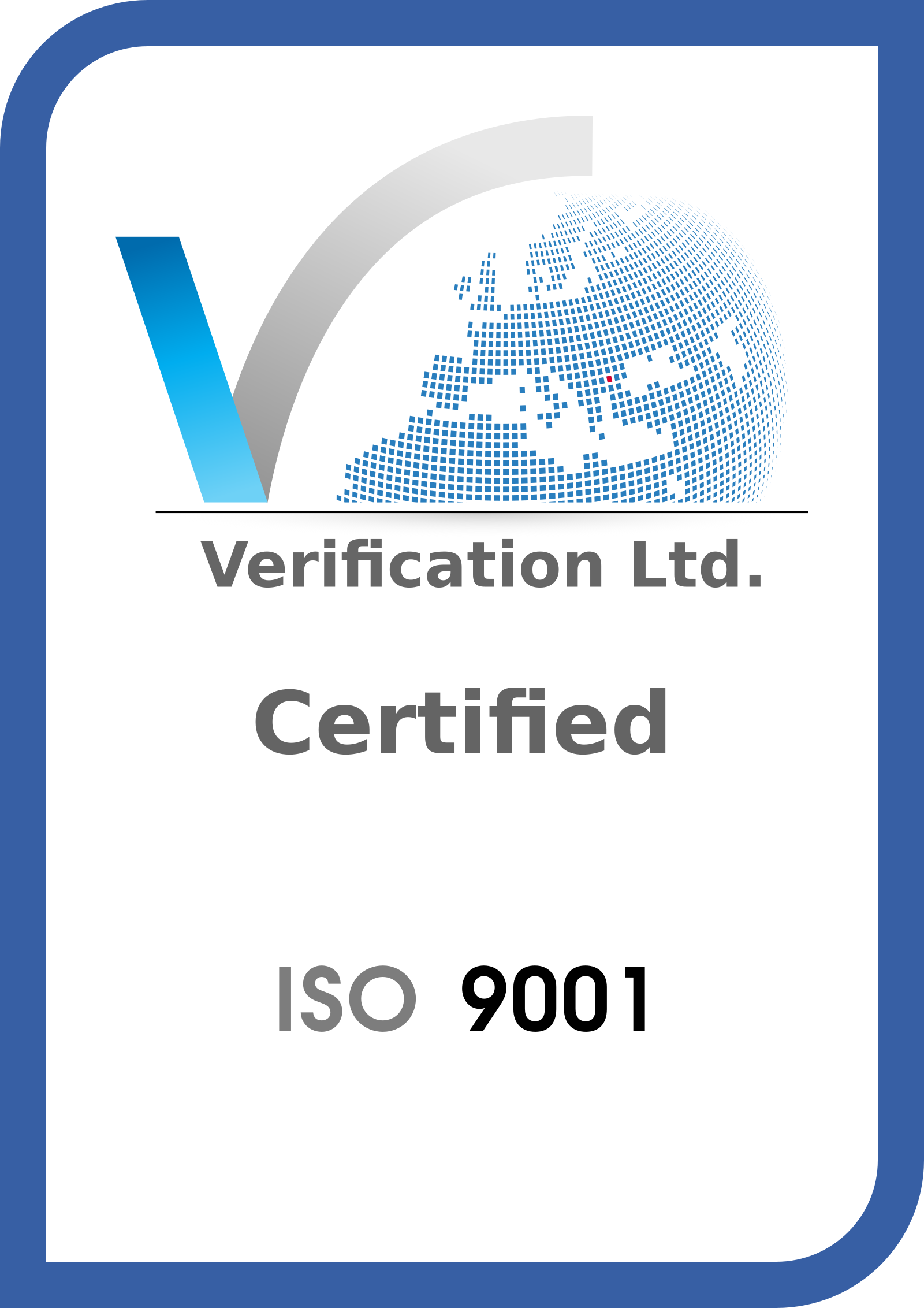 ISO 9001 Certified badge