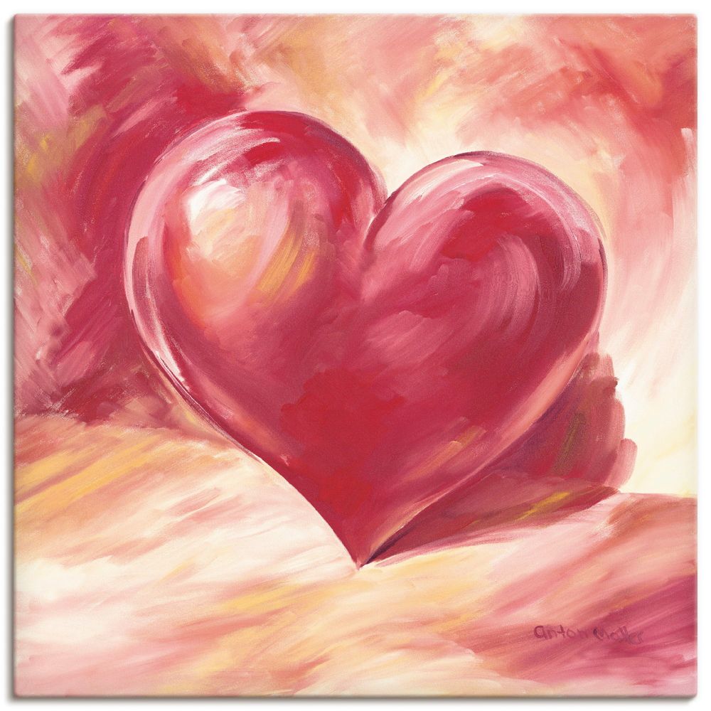 Anton Maller Rosa Rotes Herz Viele Produktarten Grossen Artgalerie De