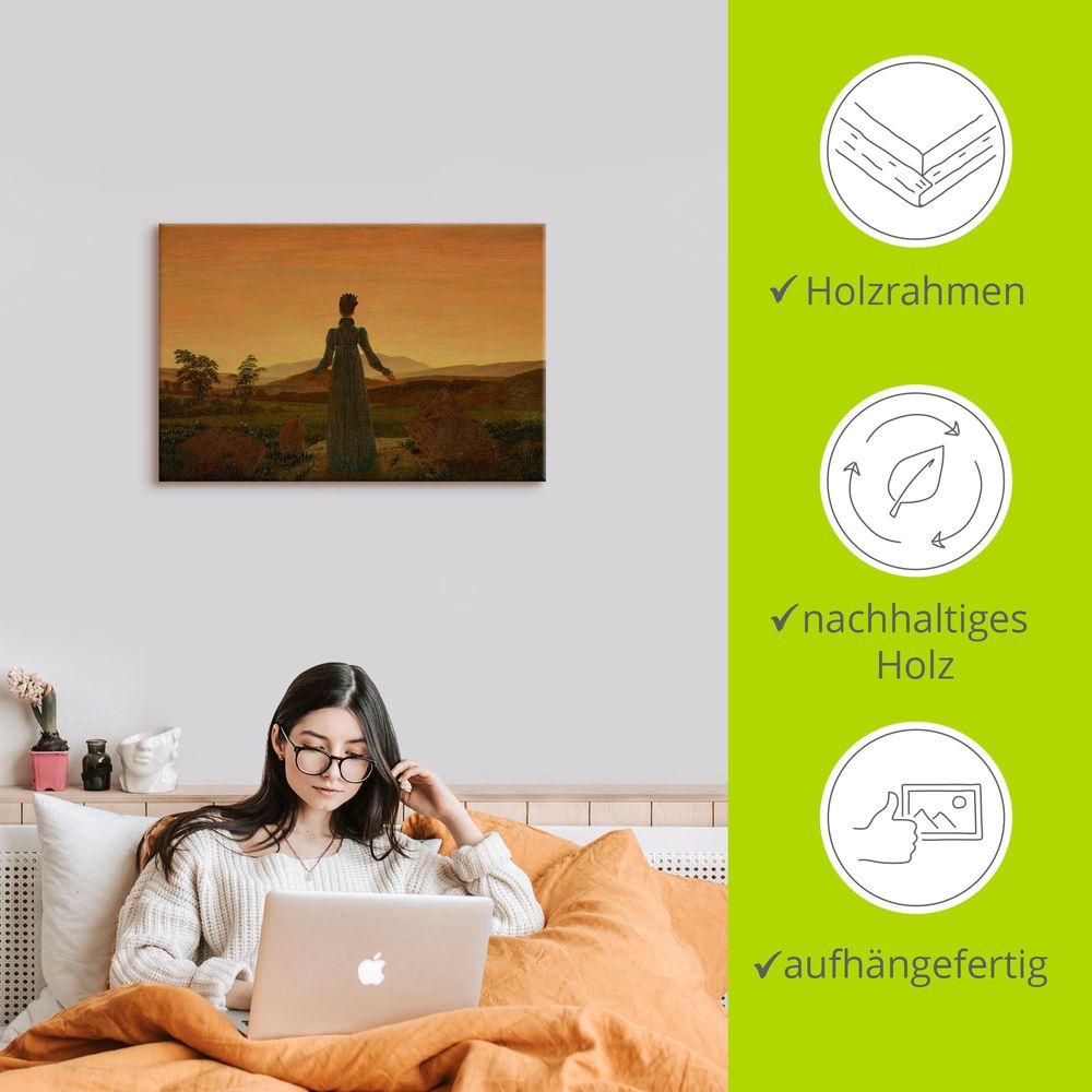 Caspar David Friedrich Frau vor der untergehenden Sonne. Um 1818 viele