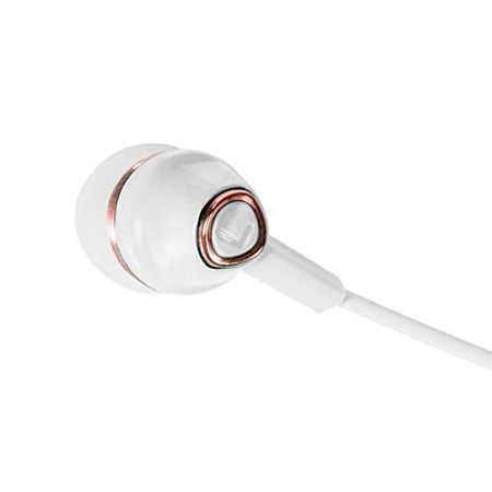 Hoco Basic In Ear Kopfhörer Headset 3.5mm mit Mikrofon und Fernbedienung WEISS – Bild 3