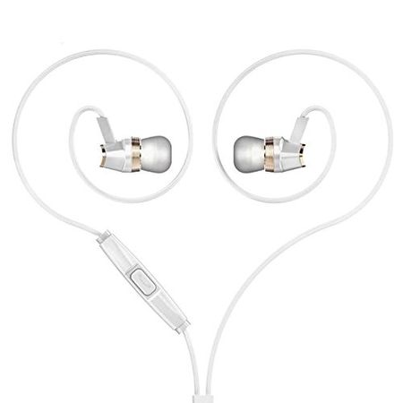 Hoco Basic In Ear Kopfhörer Headset 3.5mm mit Mikrofon und Fernbedienung WEISS – Bild 1