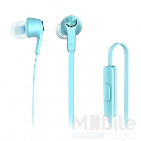 Xiaomi Colorful In Ear Kopfhörer Headset 3.5mm mit Mikrofon BLAU / TÜRKIS – Bild 1