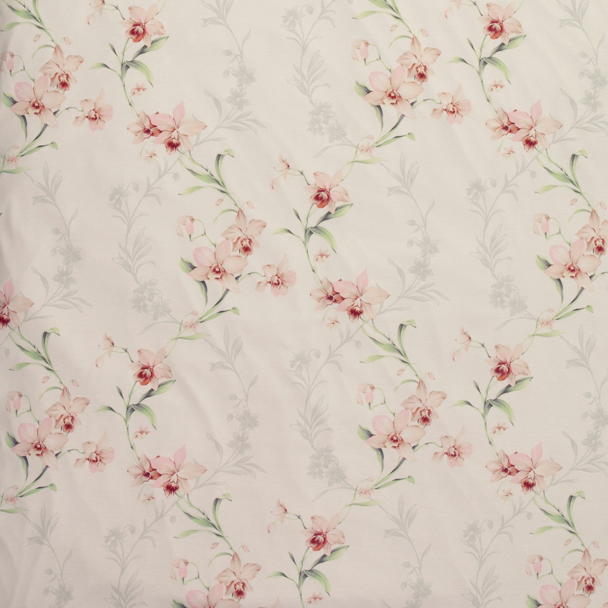 Kuschelweiche Interlock-Jersey Bettwäsche Estella Fedora magnolia Blumenranken