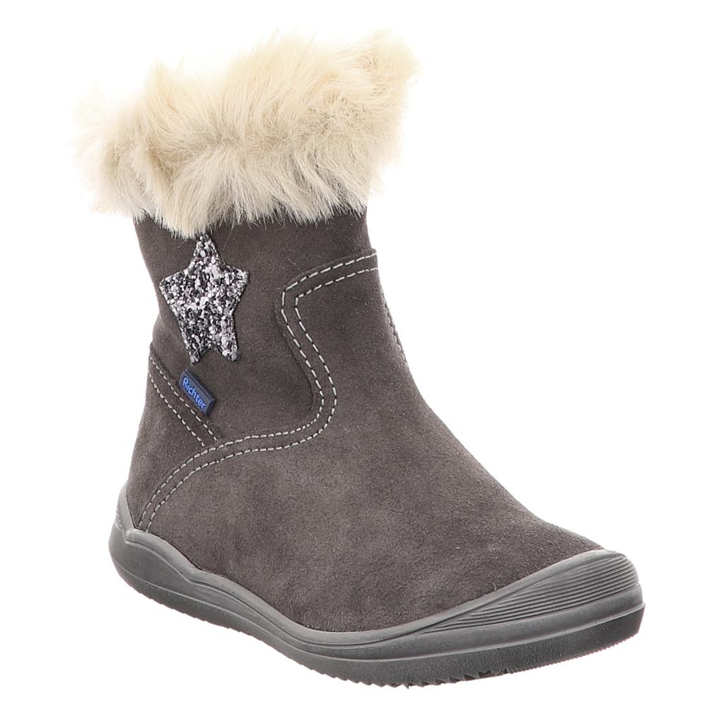9 Gr/össe 27 Richter M/ädchen Stiefel grau