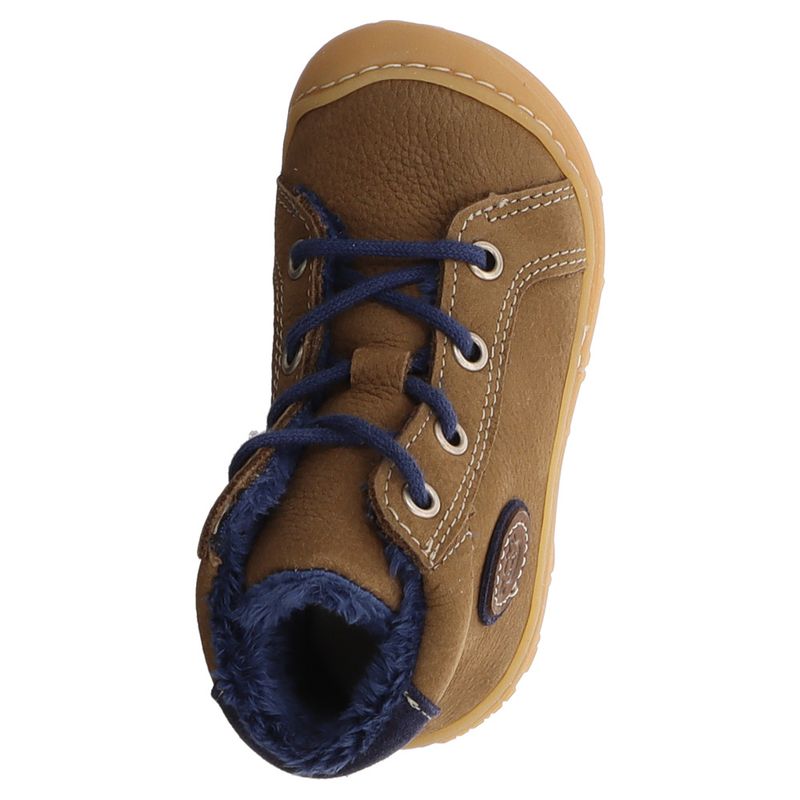 RICOSTA Niñas y niños Laarzen GEORGIE,Schoenbreedte: Normaal (WMS),verwisselbaar voetbed,terracare,winter laarzen,gevoerd,Blauw (see / 180),25 EU