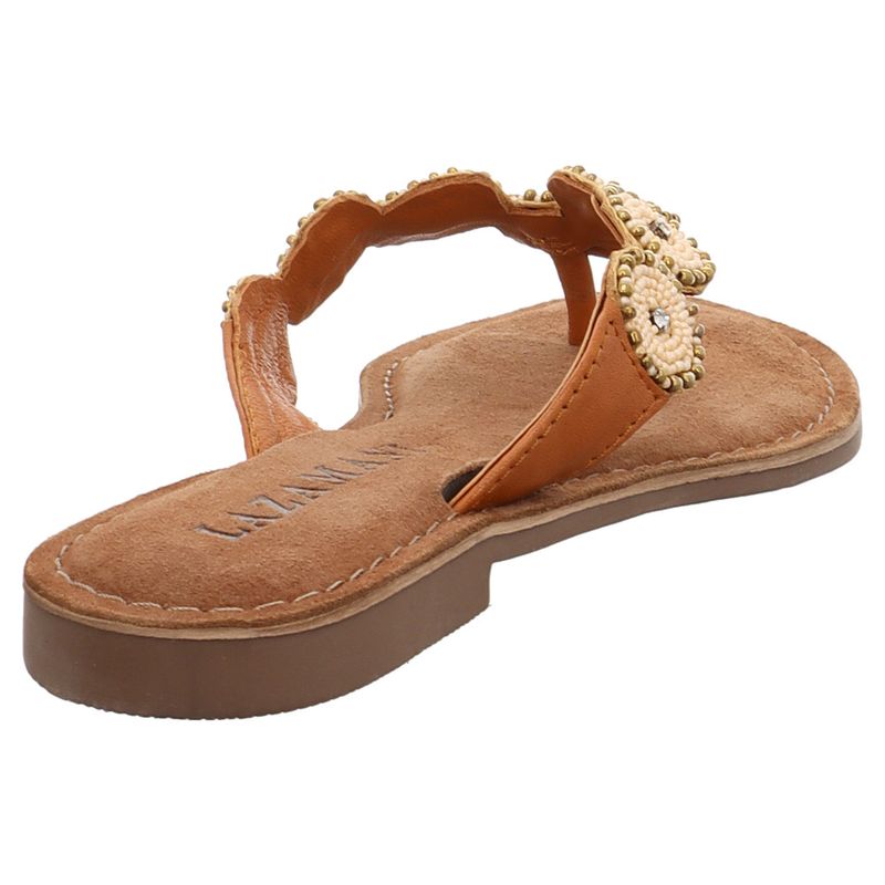 Sandales Femme Lazamani - Bride D'Orteil, Talon Plat - Style Décontracté Estival