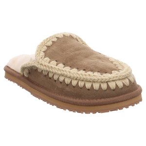 Mou | Slipper Full Eskimo Stitch | FW161007A | Hausschuhe | beige | elephant grey