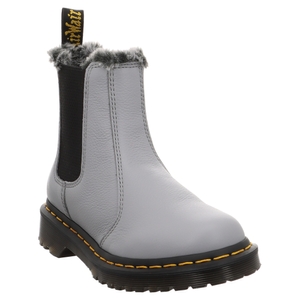 Dr. Martens | Chelsea Boot | 2976Leonore | Kunstpelzfutter | grau