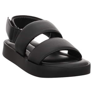 Inuikii | Padded Velcro Sandal | 70106-135 | Damen Sandale | schwarz | black