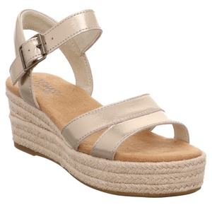 TOMS | Audrey | 10020767-71 | Keilsandalette | Leder | gold