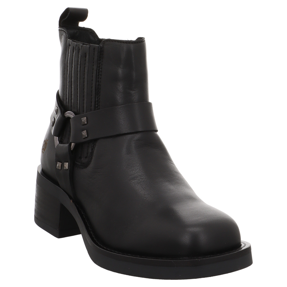 Stiefelette Damen Biker Schuhe Stiefeletten Damen Leder Biker