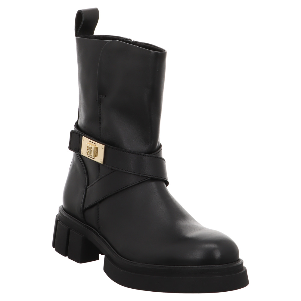Tommy hilfiger zip detail biker boots sales
