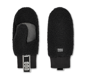 UGG - 101099-BLK - Uggfluff Mitten with Logo Tape