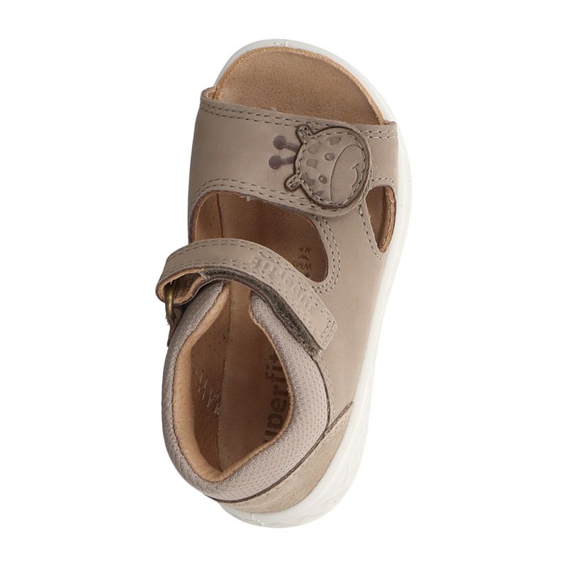 Superfit Lagoon Sandale Für Jungen – Lauflernschuh Aus Nubukleder, Größe 21 EU, Beige