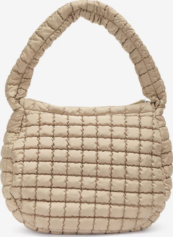 Apple of Eden - Puffer Hobo Valencia Taupe - Handtasche