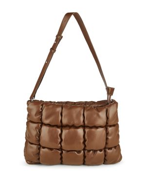 Apple of Eden - Puffer Clutch Garda Darkbrown - Umhängetasche darkbrown | dunkelbraun