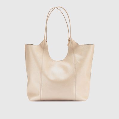Apple of Eden - Hobo Grainy Valetta Champagne1 - Handtasche champagne | beige