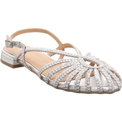 Gioseppo - HINGHAM - flache Sandale aus Leder - 75440-P-PLATA - silber silber