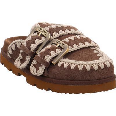 Mou Low Bio Sabot Pantolette - MU.SW631003A-DPBRO - Braun deep brown | dunkelbraun