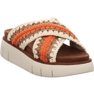 Mou Bounce Raffia Sandale - MU.SW531015K-RDPBRO - Braun raffia deep nut brown | braun