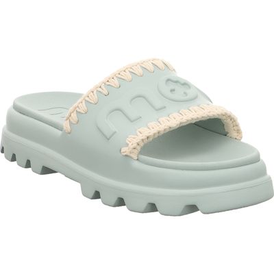Mou Eva One-Piece Slides - MU.SW661000N-TEA - Tee tea | grau | blau