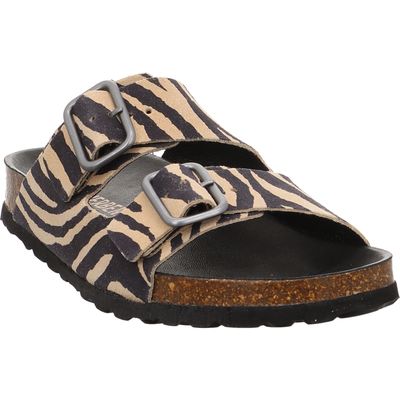 Verbenas Randel Zebra Camel Pantolette camel | braun
