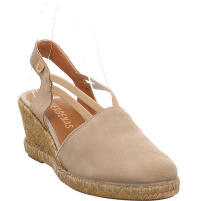 Verbenas Maika Serraje Piedra Keilsandale piedra | tan | stein