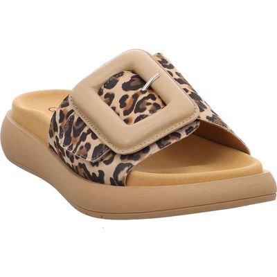 Gabor Fashion - 83.751.32 - Animal Print Pantolette - natur natur | steppa | leoprint