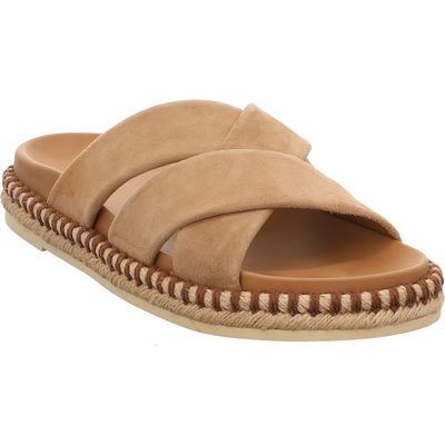 Gabor Comfort - 83.780.14 - Samtvelours Pantolette in peanut/braun peanut | braun