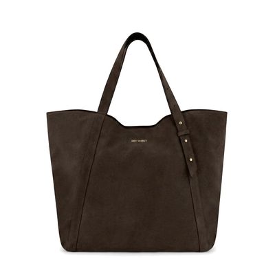 Hey Marly - HM60-2587-L - Pretty Wonder Suede L-Coffee - Shopper coffee | braun