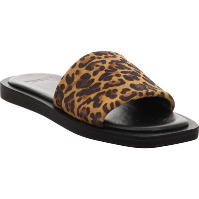 Copenhagen - CPH789-Suede-Leo - Pantolette in Leoprint braun | leo