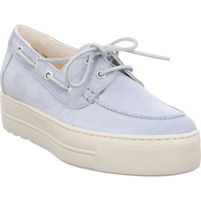 Paul Green - 1197-090 - Damen Schnürer in zartem blau blau
