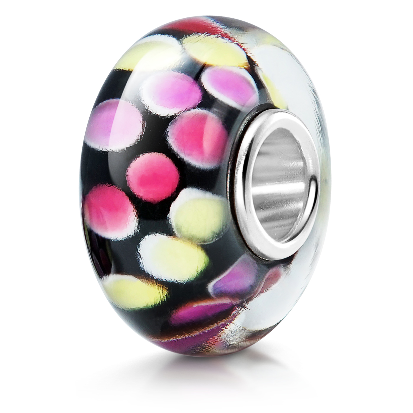 MATERIA Beads Farfalla ViennaGold, Perlina In Argento 925 Per Bracciale European Beads, Lucida, 10x9,7 Mm