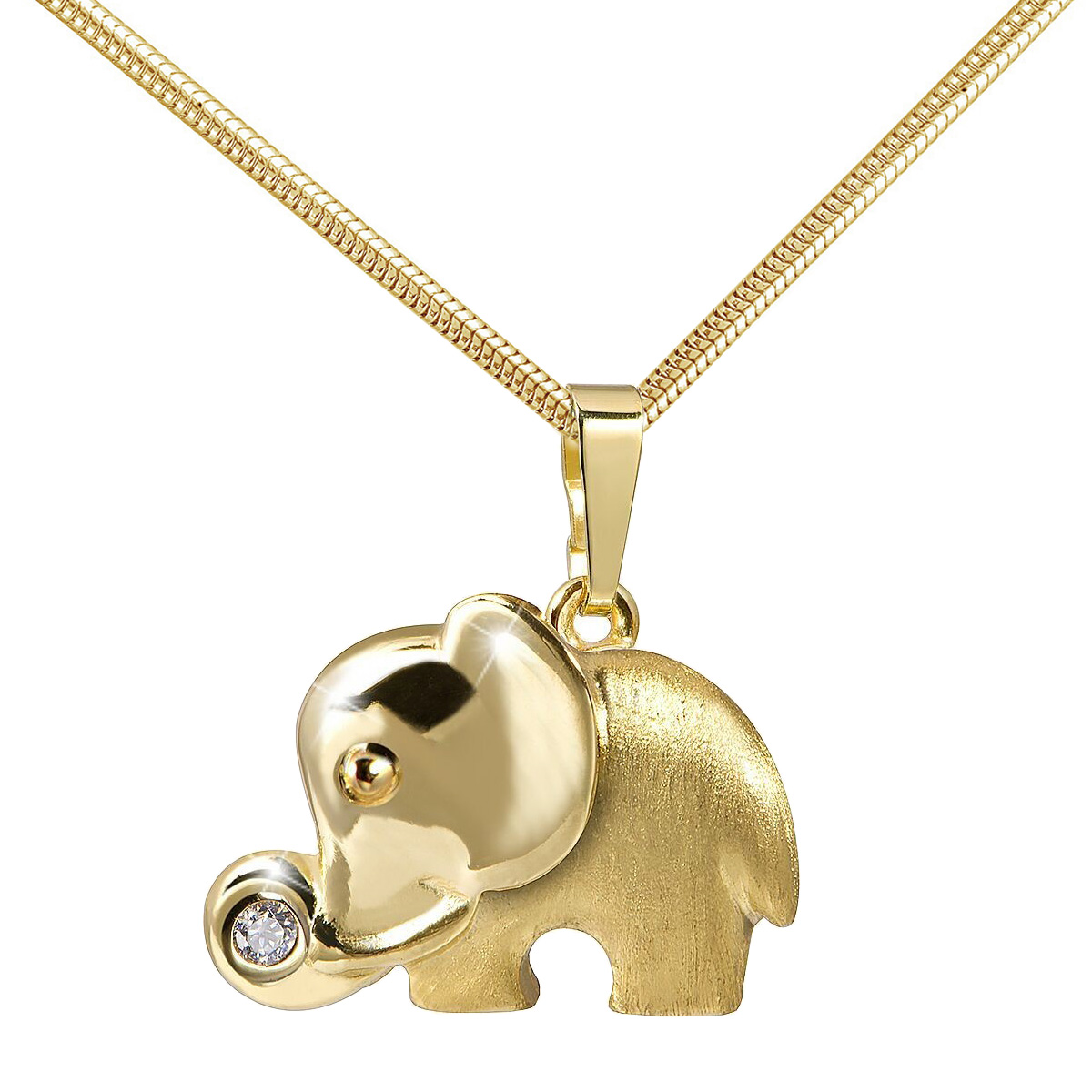 Echt 333 Echt Gold Anhänger Elefant Elefanten Elefantanhänger Damen Kinder