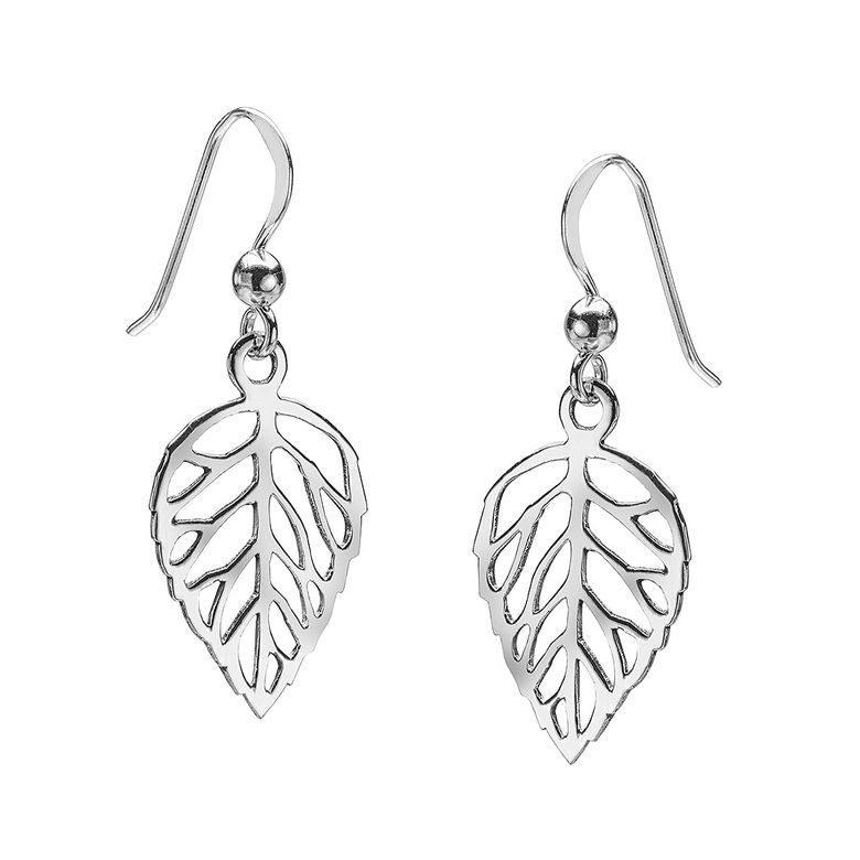 NEU Opal 925er Sterlingsilber Engel Flügel Blau Weiß Ohrhänger Damen Ohrringe