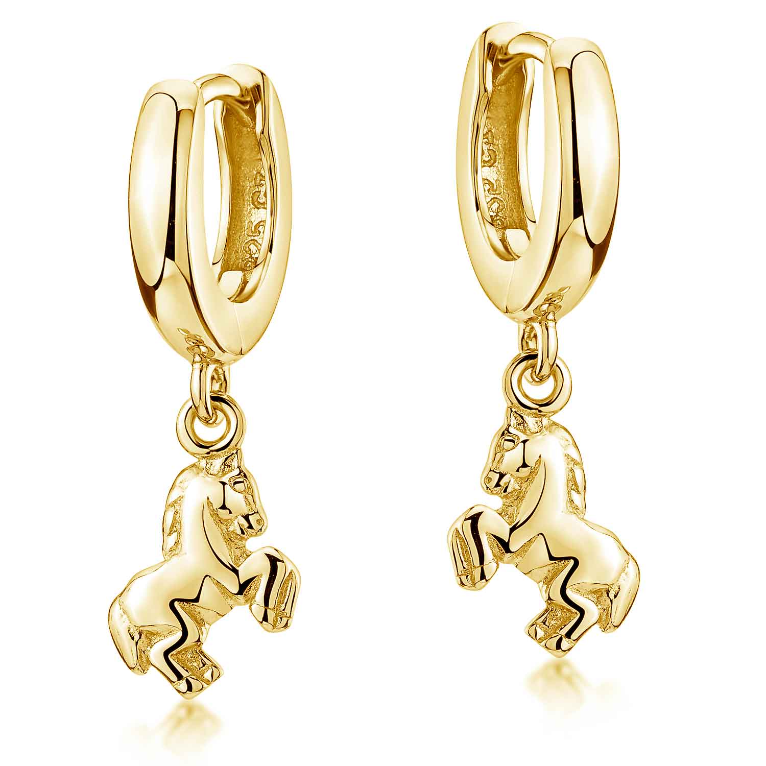 Ohrschmuck Gold Ohrringe Verkaufen Pferd Ohrstecker: Kinder