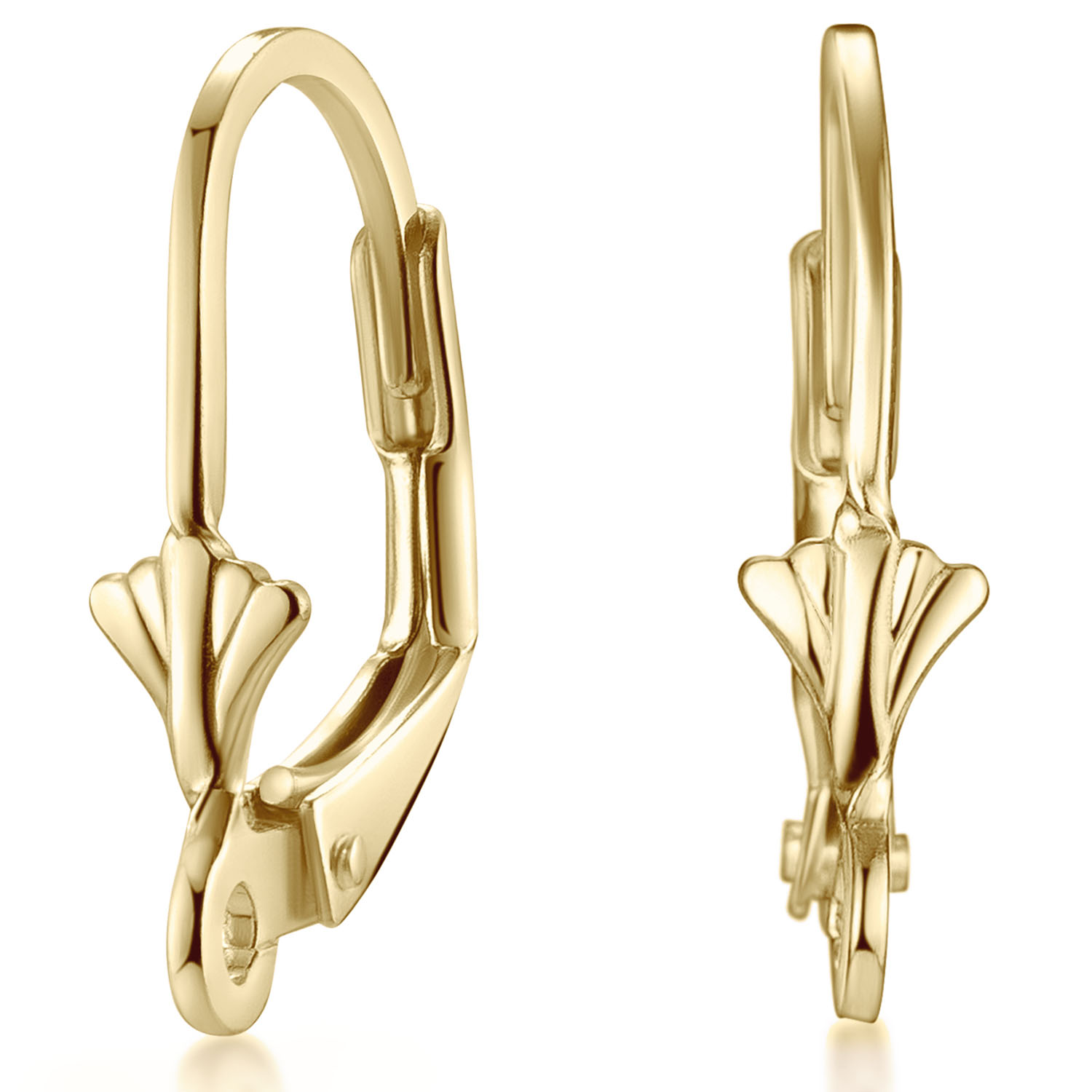 Gold Brisuren 925 Sterlingsilber vergoldet Schmuckzubehör