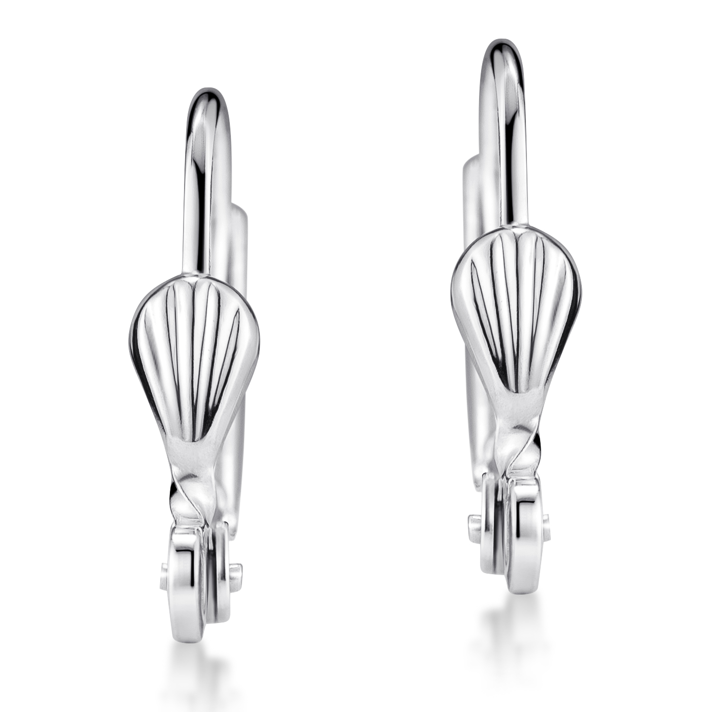 1 Paar Ohrhänger Brisuren 18mm - 925 Sterling Silber Nickelfrei Für Schmuckherstellung