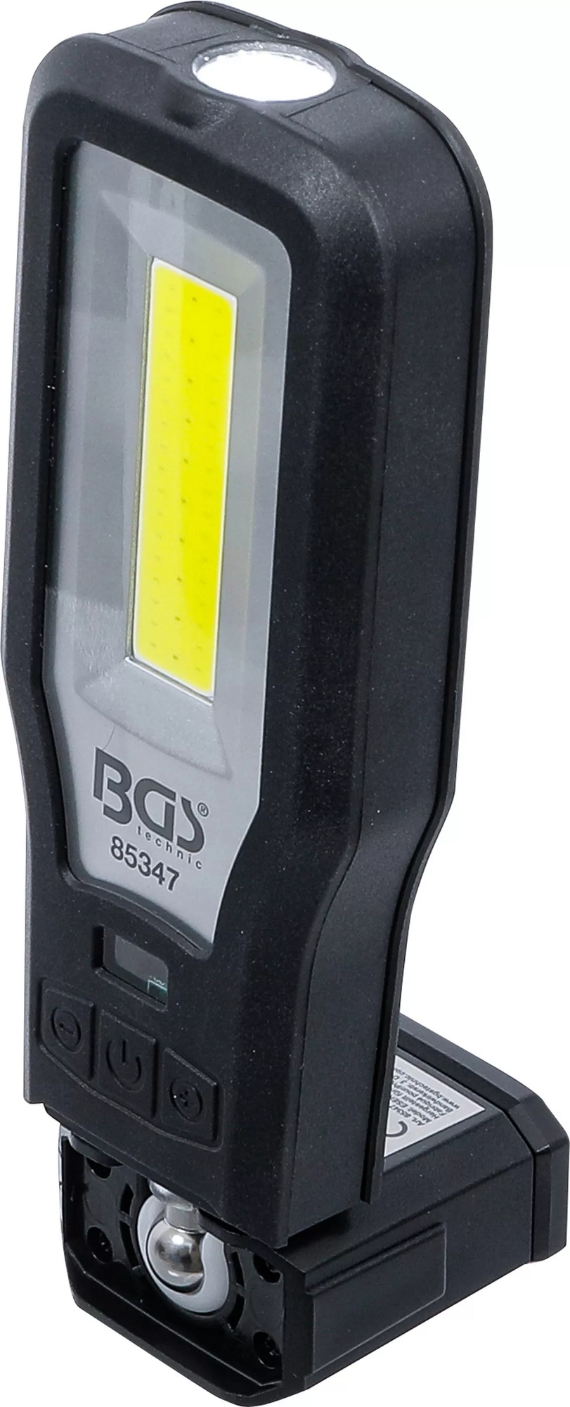 BGS 85347 COB LED Arbeitsleuchte klappbar mit Ladestation Magnet Haken |  Fluid Onlinehandel