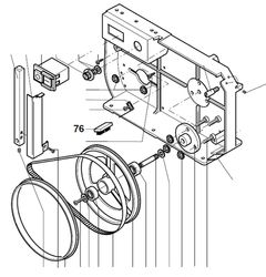 Pneumatico Ricambio PROXXON 27172-06 - Per Sega A Nastro MBS240/e E MBS220/e, Supporto Girante